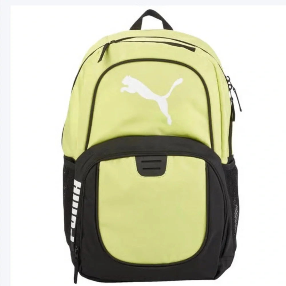 NWT Puma Contender Bright Green Backpack Back to School